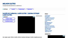 What Melhoreletro.com website looked like in 2018 (5 years ago)