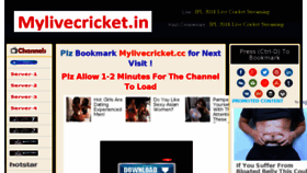 What My3.mylivecricket.tv website looked like in 2018 (5 years ago)