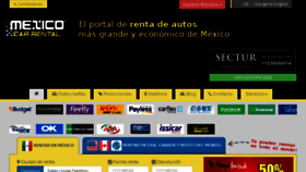 What Mexicocarrental.com.mx website looked like in 2018 (7 years ago)