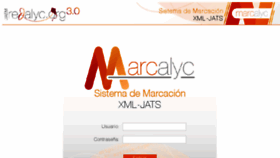 What Marcalyc.redalyc.org website looked like in 2018 (6 years ago)