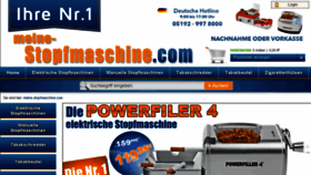 What Meine-stopfmaschine.com website looked like in 2018 (6 years ago)