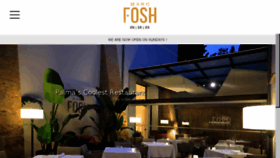 What Marcfosh.com website looked like in 2018 (6 years ago)