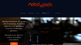 What Melodypods.com website looked like in 2018 (6 years ago)