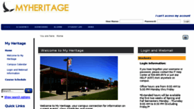 What Myheritage.heritage.edu website looked like in 2018 (6 years ago)