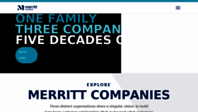 What Merritt-companies.com website looked like in 2018 (6 years ago)