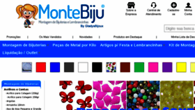 What Montebiju.com.br website looked like in 2018 (6 years ago)