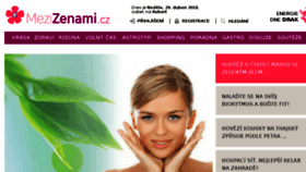 What Mezizenami.cz website looked like in 2018 (6 years ago)