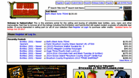 What Mybeercellar.com website looked like in 2018 (6 years ago)