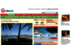 What Mallorca.de website looked like in 2018 (5 years ago)