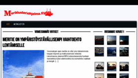 What Meriklusteriohjelma.fi website looked like in 2018 (6 years ago)