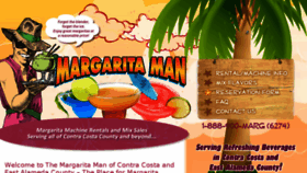 What Mymargaritaman.com website looked like in 2018 (5 years ago)