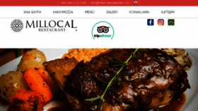 What Millocalrestaurant.com website looked like in 2018 (6 years ago)