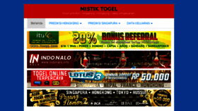 What Mistiktogel.com website looked like in 2018 (6 years ago)