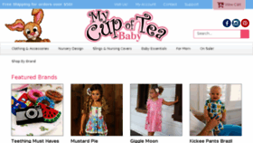 What Mycupofteababy.com website looked like in 2018 (6 years ago)
