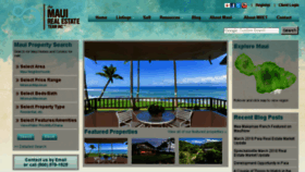 What Mauirealestate.com website looked like in 2018 (5 years ago)
