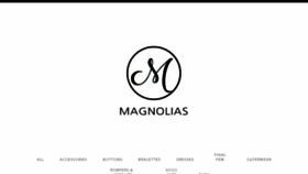 What Magnoliasboutiques.com website looked like in 2018 (6 years ago)