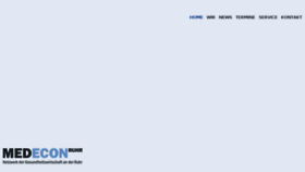 What Medeconruhr.de website looked like in 2018 (7 years ago)