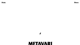 What Metavari.com website looked like in 2018 (6 years ago)
