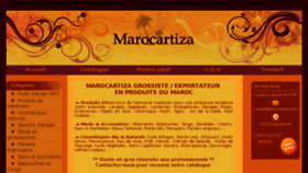 What Maroc-artiza.com website looked like in 2018 (6 years ago)
