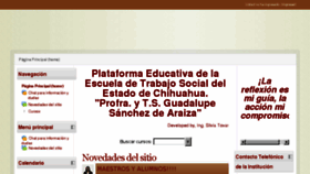 What Moodle2.etschihuahua.edu.mx website looked like in 2018 (5 years ago)