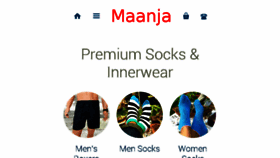 What Maanja.com website looked like in 2018 (6 years ago)