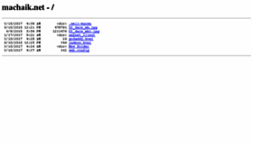 What Machaik.net website looked like in 2018 (6 years ago)
