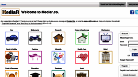 What Mediar.co website looked like in 2018 (5 years ago)