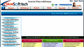 What Mlmsofttech.com website looked like in 2018 (6 years ago)