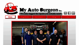 What Myautosurgeon.com website looked like in 2018 (5 years ago)