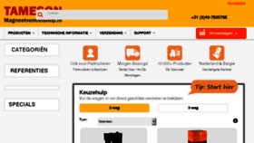 What Magneetventielshop.nl website looked like in 2018 (6 years ago)
