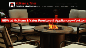 What Mcmunnandyatesfurniture.com website looked like in 2018 (6 years ago)