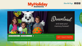 What Myholidaymoments.com website looked like in 2018 (6 years ago)