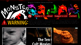 What Monster10.com website looked like in 2018 (6 years ago)
