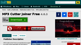 What Mp3-cutter-joiner-free.soft112.com website looked like in 2018 (6 years ago)