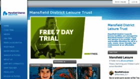 What Mansfieldleisure.com website looked like in 2018 (6 years ago)