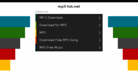 What Mp3-tut.net website looked like in 2018 (5 years ago)