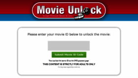 What Movieunlock.com website looked like in 2018 (5 years ago)