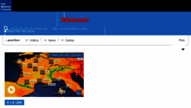 What Meteo123.com website looked like in 2018 (5 years ago)