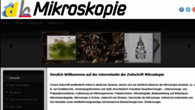 What Mikroskopie-journal.de website looked like in 2018 (6 years ago)