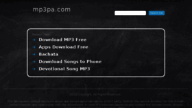 What Mp3pa.com website looked like in 2018 (6 years ago)