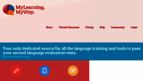 What Mylearningmyway.com website looked like in 2018 (6 years ago)