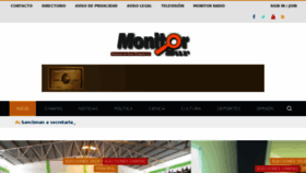 What Monitorsur.com website looked like in 2018 (6 years ago)