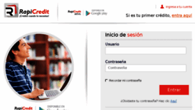 What Micredito.rapicredit.com website looked like in 2018 (6 years ago)