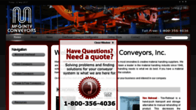 What Mcgintyconveyors.com website looked like in 2018 (5 years ago)