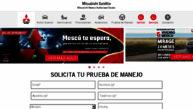 What Mitsubishisatelite.com.mx website looked like in 2018 (5 years ago)