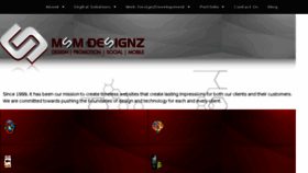 What Msmdesignz.com website looked like in 2018 (6 years ago)