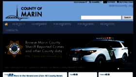 What Marin.org website looked like in 2018 (6 years ago)