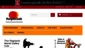 What Mangalatitude.fr website looked like in 2018 (6 years ago)