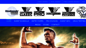 What Musclemania.com website looked like in 2018 (5 years ago)