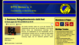 What Meteor-tt.de website looked like in 2018 (6 years ago)